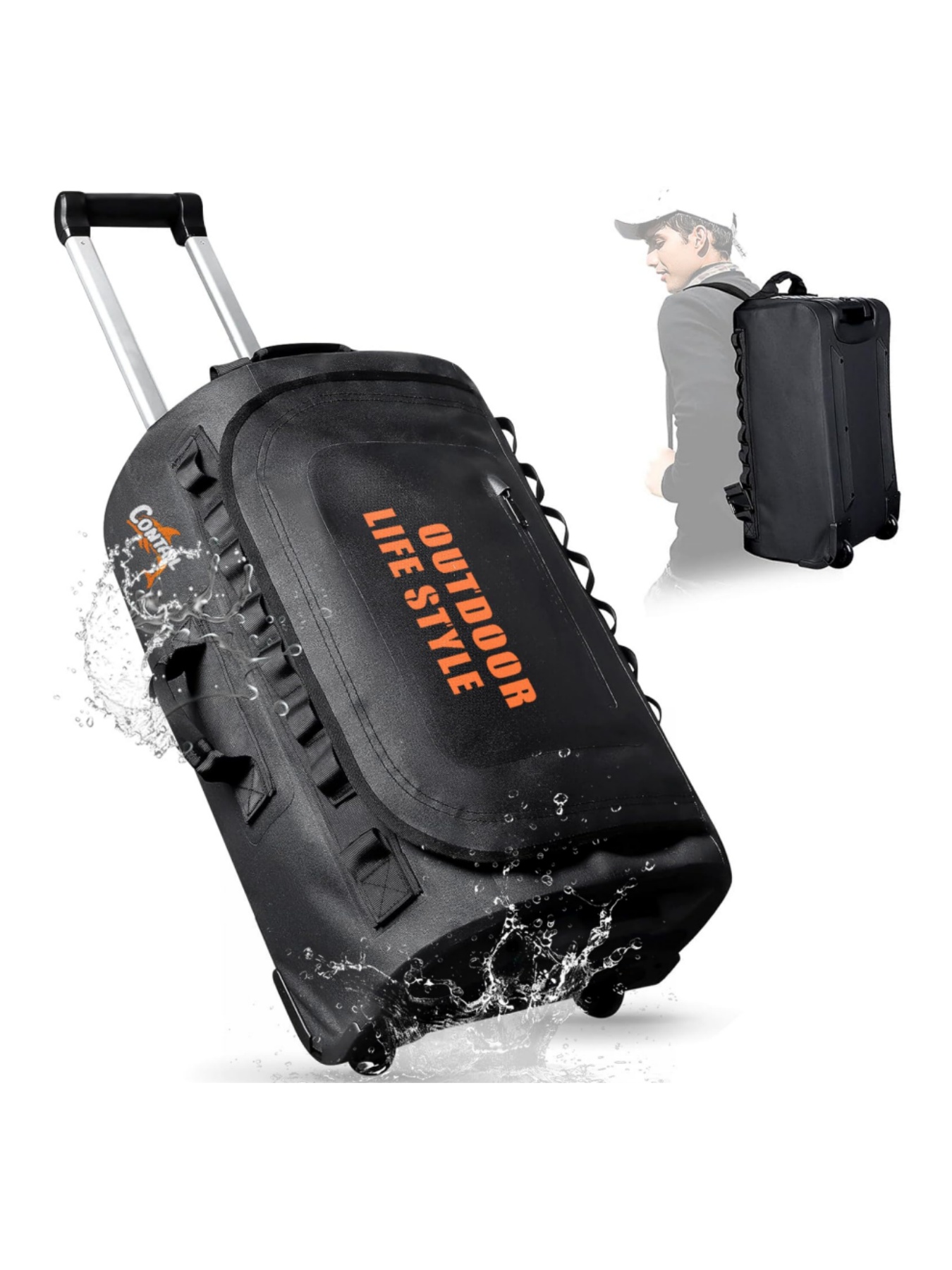 Snorkeling Gear - Bolsa de buceo con ruedas de