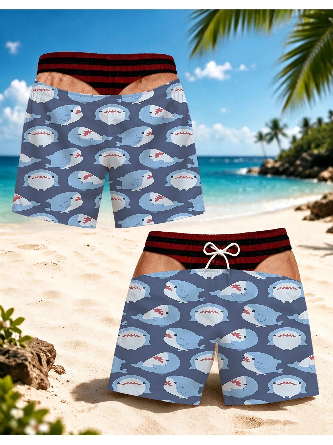 Bañador de hombre con estampad - Swim Fins reseña y precio