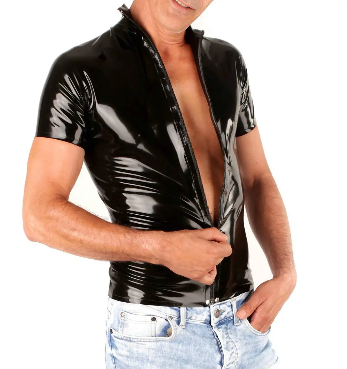 Ropa interior Sexy de látex pa - Wetsuit Men reseña y precio